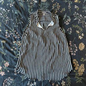 Striped business tank